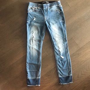 Express  SUPERSOFT ANKLE LEGGING mid-rise size 00